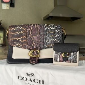 Coach bag and matching wallet